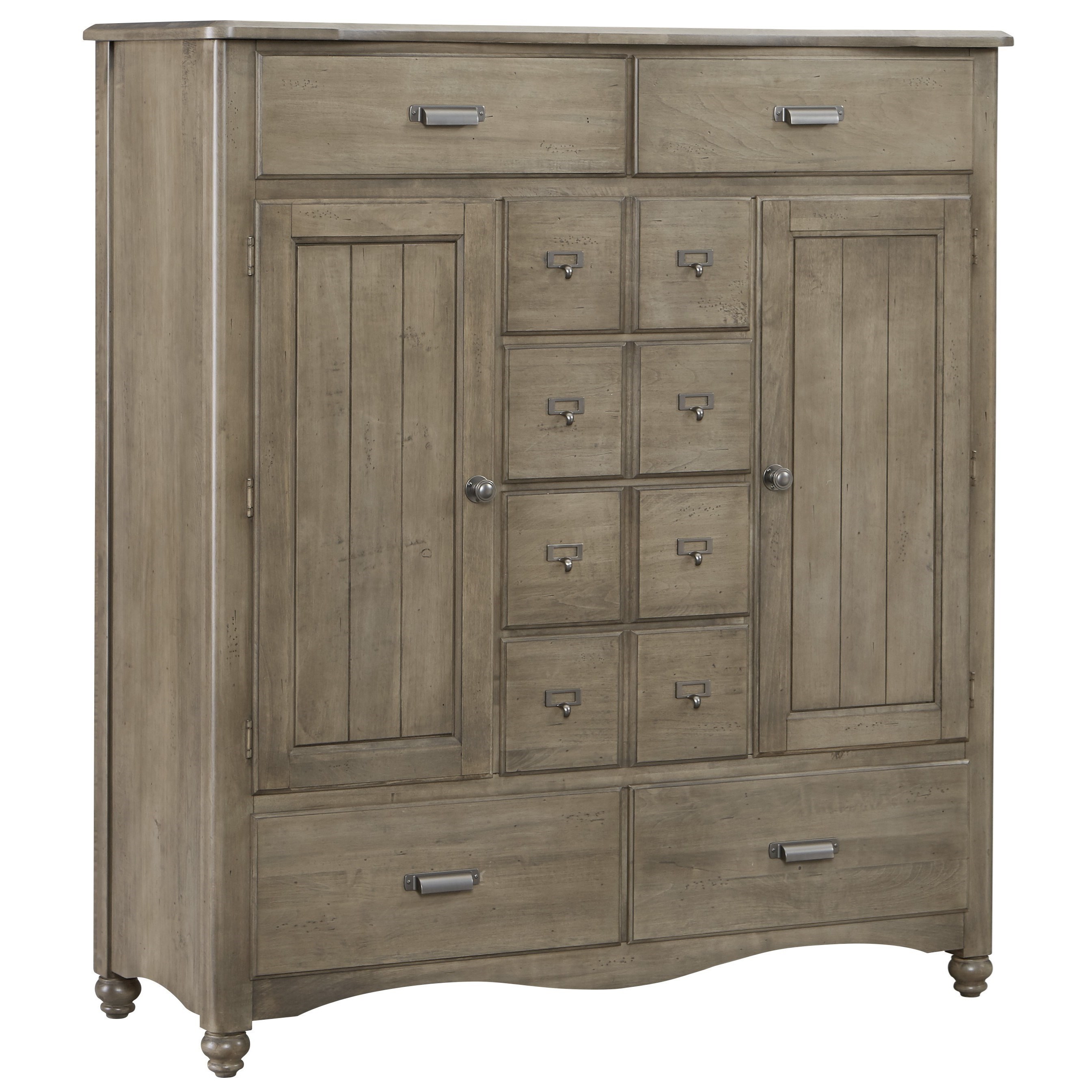 Vaughan Bassett American Maple Solid Wood Sweater Chest 8 Drawers, 2